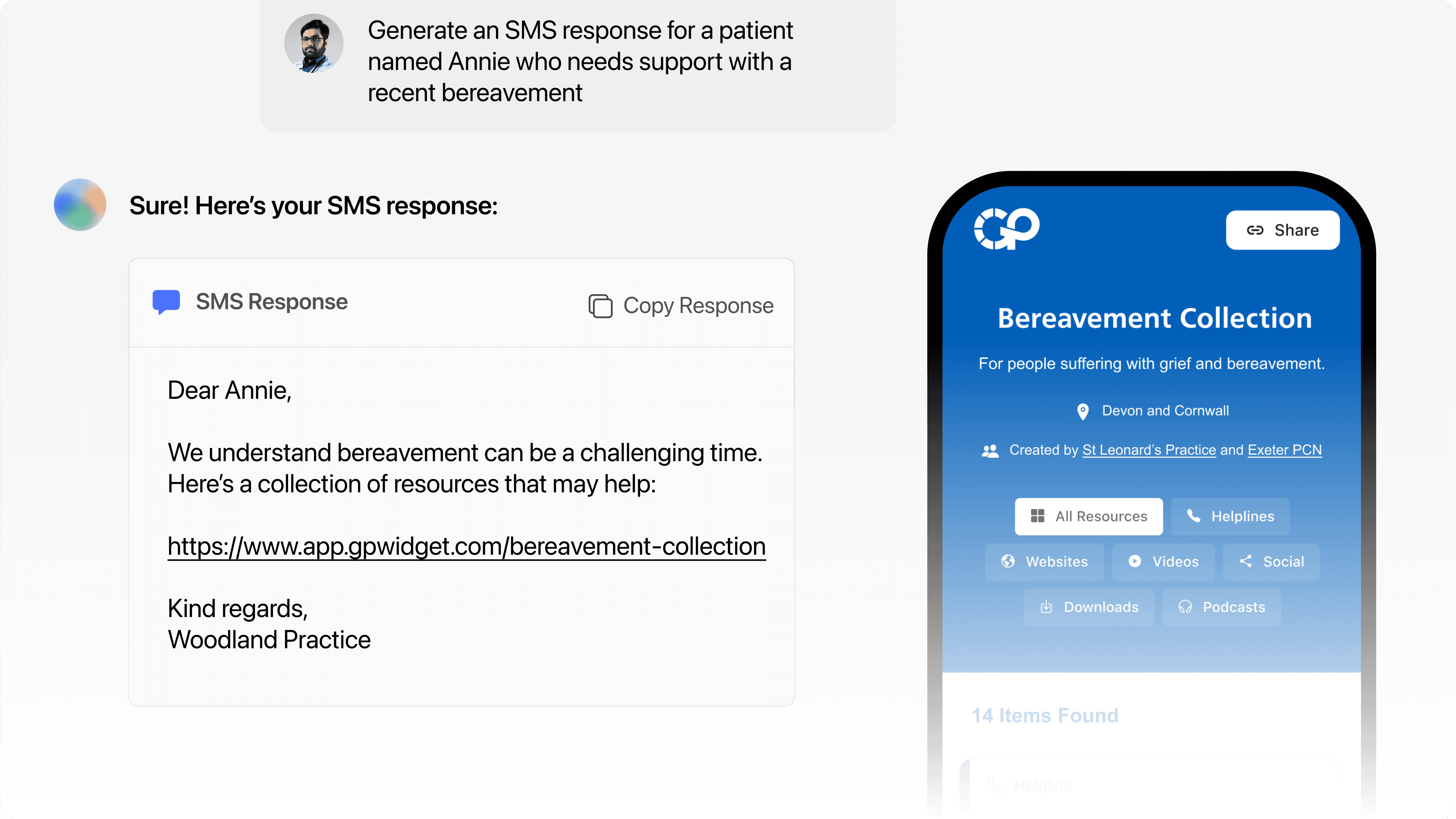 Image Prescribe and distribute social resource libraries
