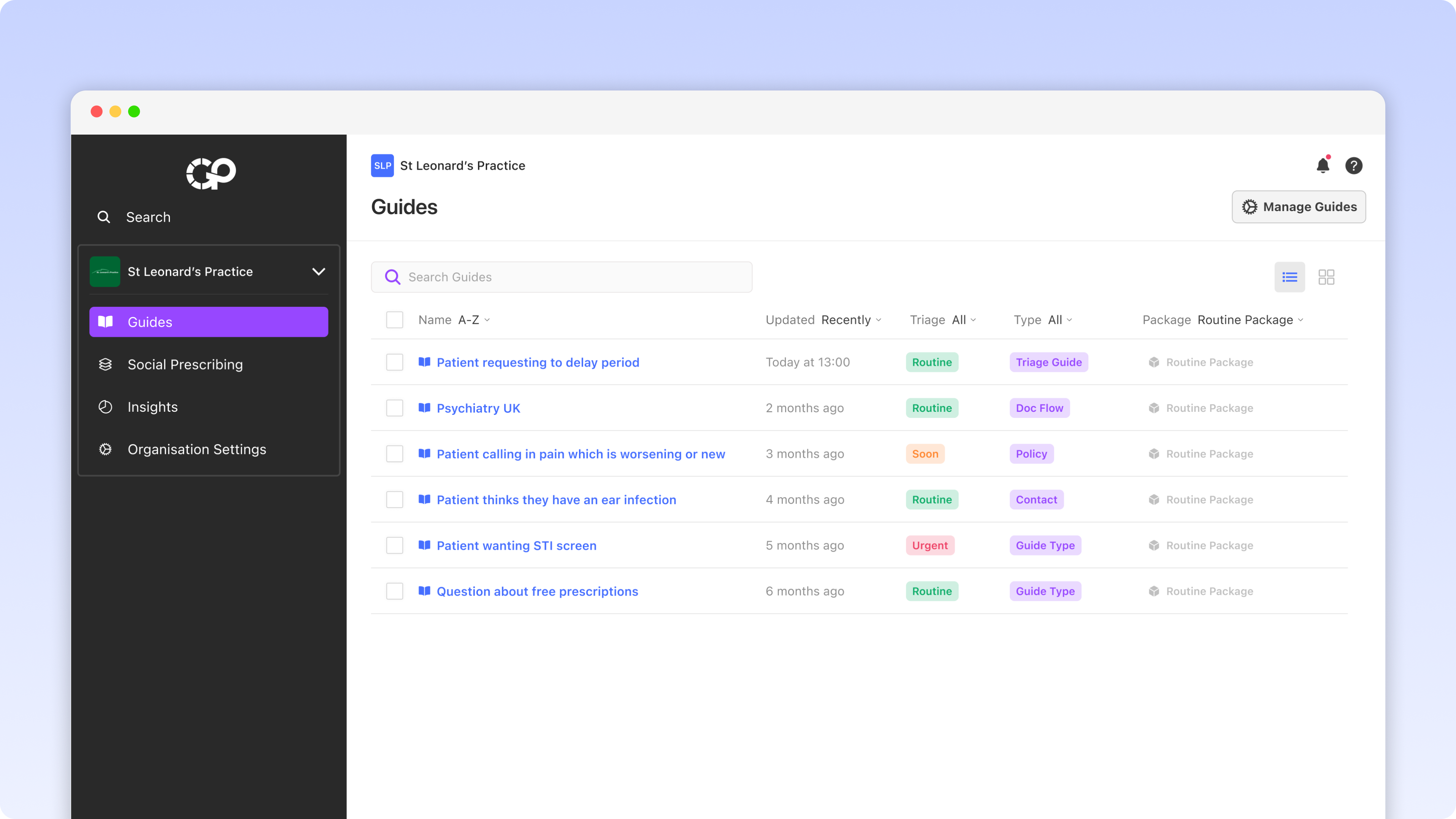 GP Widget